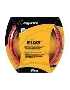 Växel/broms sats, SRAM/Shimano Racer, komplett röd