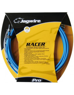 Växel/broms sats, SRAM/Shimano Racer, komplett SID blå