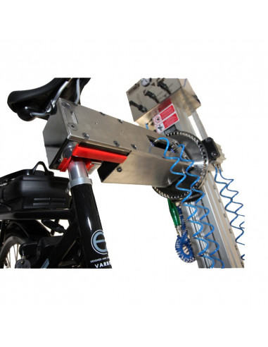 PNEUMATISK BIKE CLAMP STAND, MEKANIKERSTÄLL