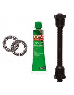 AXELSATS BAK 10X145MM QR, INKL FETT OCH 2ST KULRINGAR STICKAXEL