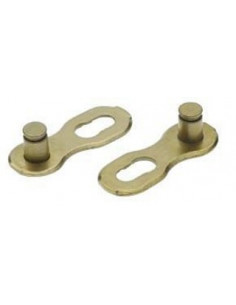 KEDJELÅS 1/2x1 1/128 SNAPON, KMC FÖR 9 SPEED SILVER LÄNGD 66MM CL566R BLISTER