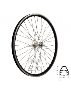 HJUL FRAM 55919 DB/SVART FA, RD/JOYTECH 36H FAST AXEL 265MM EKER