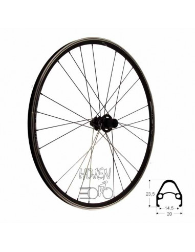 Hjul bak 622-15 fluenta race, RD/TEC 24h 8-10 del Shim./SRAM kompatibel vikt: 11