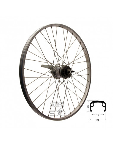 HJUL BAK 559-21 STD/SI SRA 7, RD/SRAM SPECTRO 36H 252MM EKER