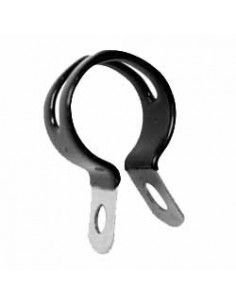 BROMSBYGEL ROSTFRI 254MM, RD/STÅL MED SVART PLASTBELÄGGNING