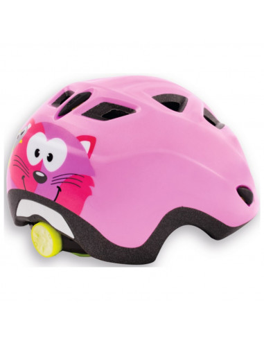 MET HJÄLM ELFO CAT 46/53 PINK