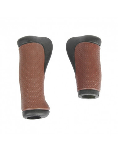 HANDTAG 90/120MM SVART/MÖ BRUN, SPECTRA "PRIMERGO" MED ERGONOMISK DESIGN