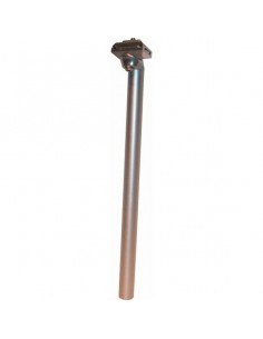 Sadelstolpe 29.2x400mm silver