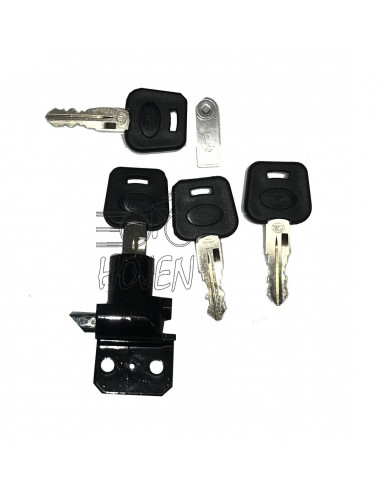 Låskolv inkl.4 nycklar, RD/för rammonterade batterier Passar E-going 2017 -