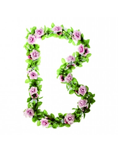 Basil Decoration Flower, Garland Pink