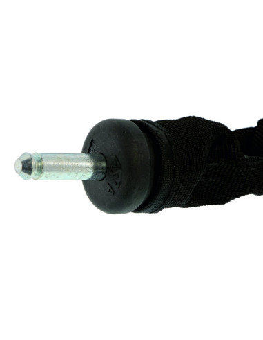 Kättinglås plug-in grovt, Axa 8 mm kätting 110 cm lång för solid ringlås, Svart, Kättinglås plug-in grovt, Axa 8 mm kätting 110 cm lång för solid ringlås, Svart,