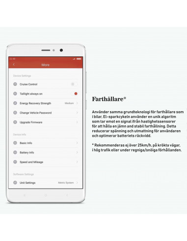 Xiaomi El-Scooter Mi M365, Svart