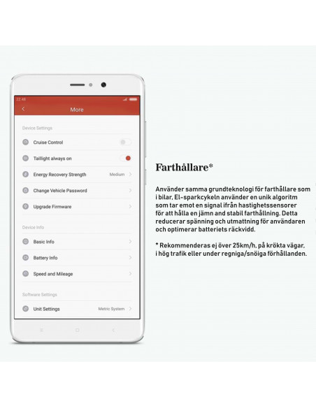 Xiaomi El-Scooter Mi M365, Svart