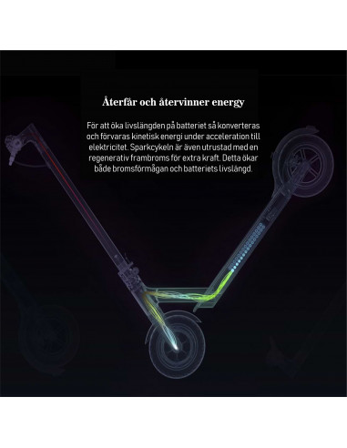 Xiaomi El-Scooter Mi M365, Svart