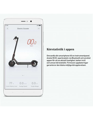 Xiaomi El-Scooter Mi M365, Svart