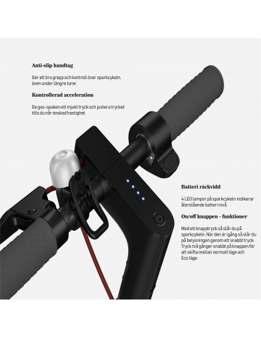 Xiaomi El-Scooter Mi M365, Svart