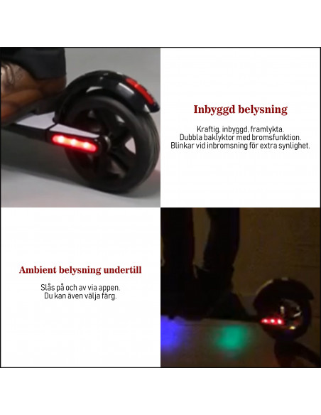 Segway El-Scooter Ninebot ES2, Mörkgrå