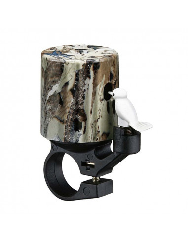 Klokke Bike Attitude Woodpecker camo 22,2mm messing top