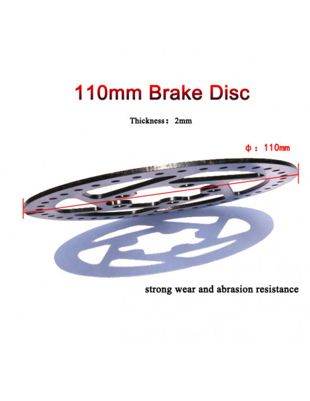 110MM BAKRE BROMSSKIVA MED 5 HÅL XIAOMI M365