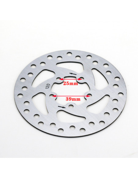 110MM BAKRE BROMSSKIVA MED 5 HÅL XIAOMI M365 PRO