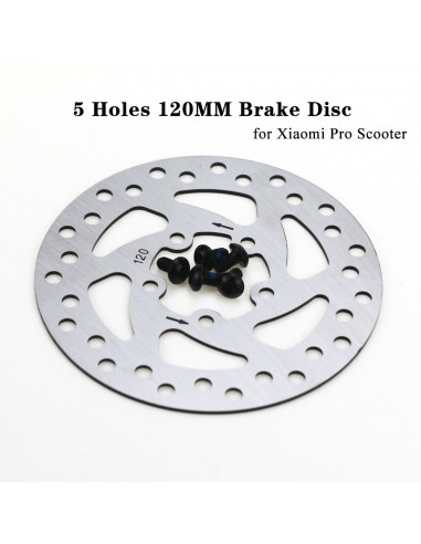 110MM BAKRE BROMSSKIVA MED 5 HÅL XIAOMI M365 PRO