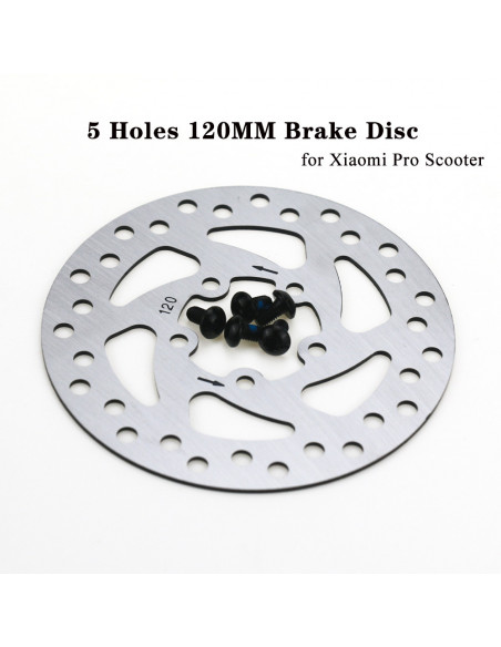 110MM BAKRE BROMSSKIVA MED 5 HÅL XIAOMI M365 PRO