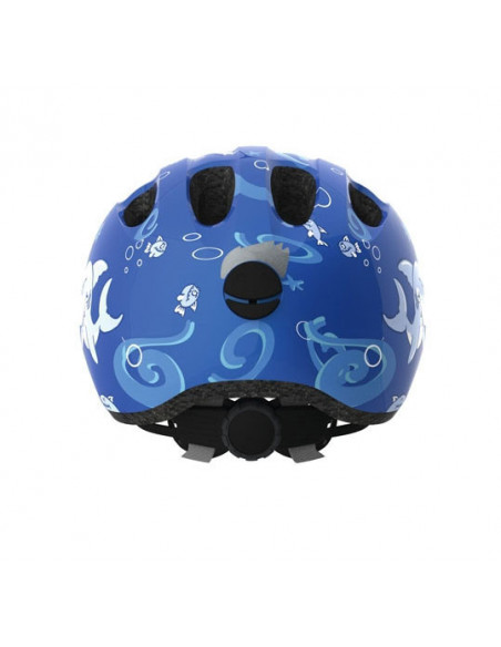 ABUS HJÄLM SMILEY 2.0 BLUE SHARKY S GRÖNT SP.