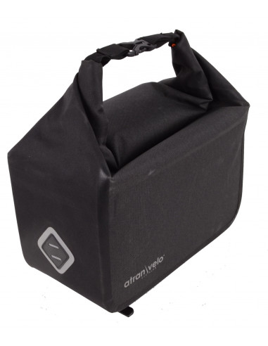 TRAVEL Top Bag, grey / black, WP. AVS , SVART, one size