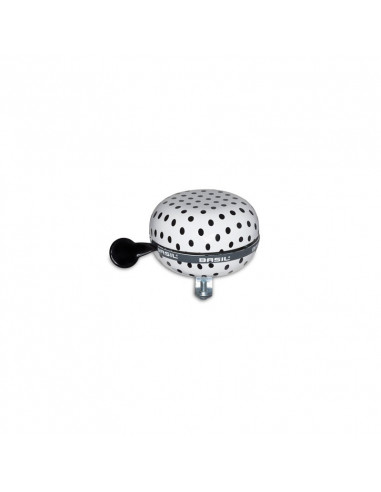 Basil Big Bell Polkadot White/Black Dots 80mm