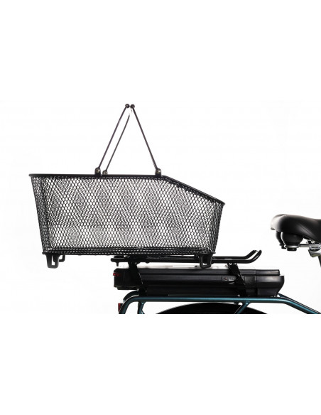 CYKELKORG DAILY L SVART AVS