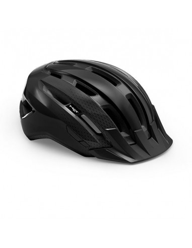 MET HELMET Active/Crossover DOWNTOWN (52-58) BLACK | GLOSSY
