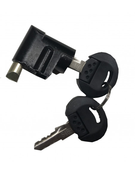 Låskolv inkl. 4 nycklar, RD/passar el-cykel Phylion 2015