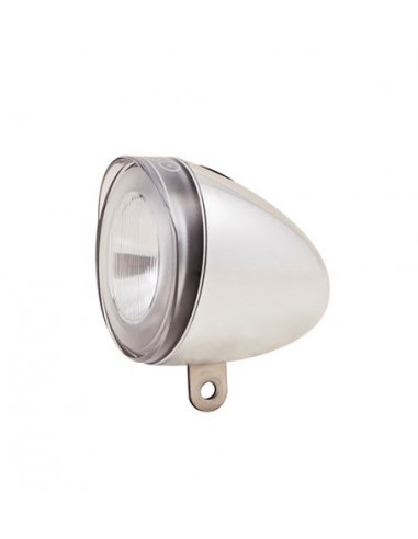 SPANNINGA Front light Swingo XB Chrome3 x AAA, 4 lux, w. reflector, Battery,