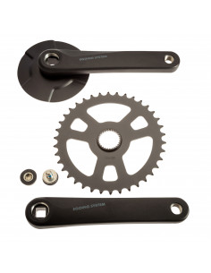 Vevparti EGOING , RD/för centermotor och 3/32 kedja, Silver, 38t 170mm