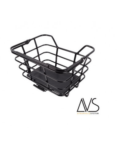 EPIC basket model M, matt black with AVS , SVART, one size