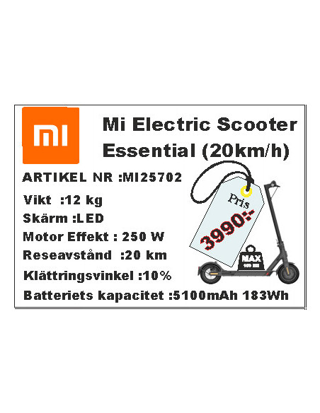 Mi Electric Scooter Essential Lite
