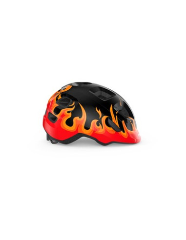 MET Helmet Hooray Black Flames (52-55...
