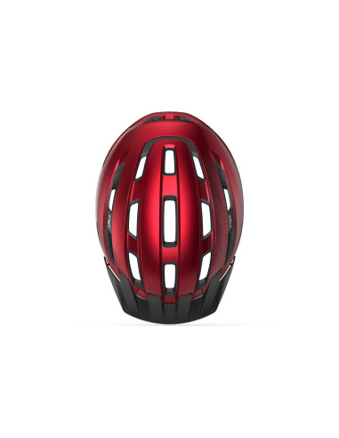 MET Helmet Downtown Red/Glossy L...